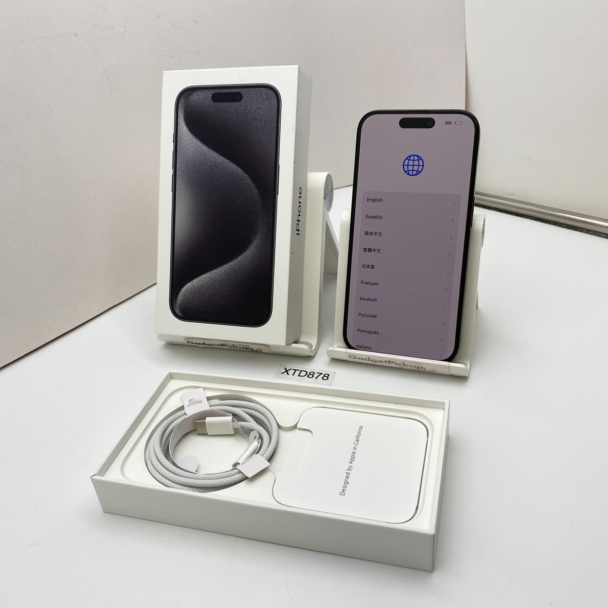 Apple iPhone 15 Pro - 128GB - Black Titanium (Unlocked) - Open Box