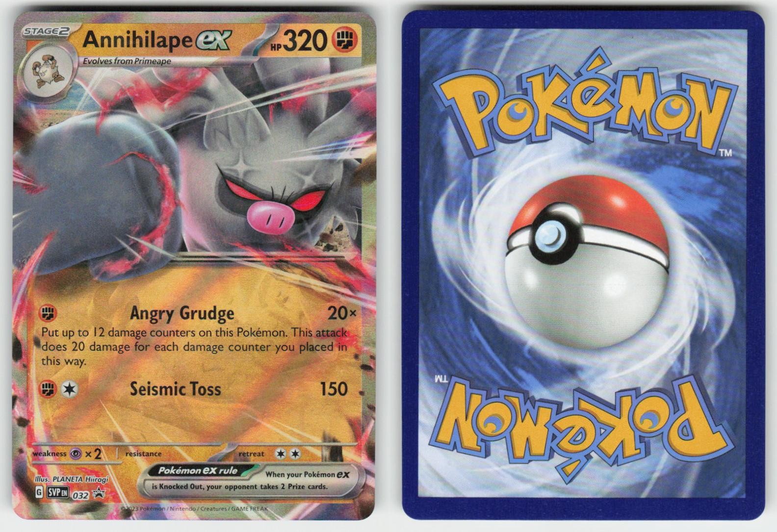 ANNIHILAPE EX 032 HOLO P SCARLET & VIOLET PROMO POKEMON NM