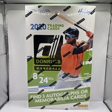 2020 Panini Donruss Baseball Hobby Box Factory Sealed - 3 Autos/Relics