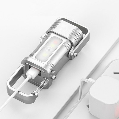 Für Camping für draußen Wiederaufladbarer Schlüsselanhänger Lichtquelle Lei