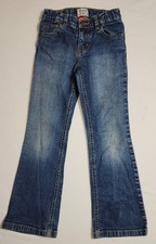 Place Girls Size 6X/7 Bootcut Stretch Denim Blue Jeans Play School