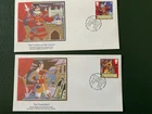 Great Britain 1992 #1458-1462 Gilbert & Sullivan - 6 Fleetwood FDCs