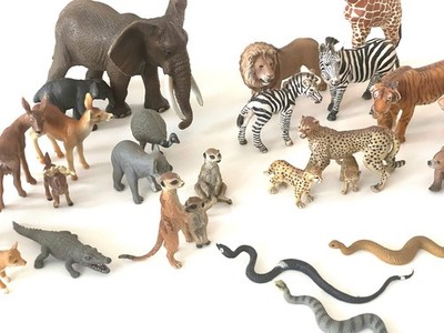 African Safari 30 piece Animals Figurines Set by Schleich Toys Very Detailed