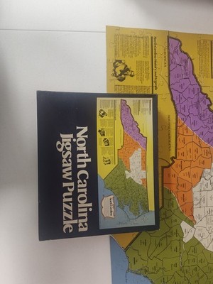 Vintage CCB 1976 North Carolina Jigsaw Puzzle Complete