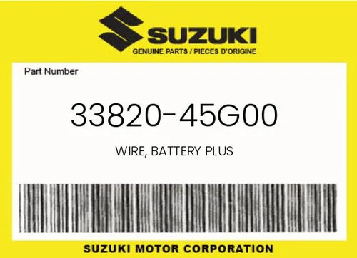 WIRE, BATTERY PLUS | Includes Item(s) 9 - 10