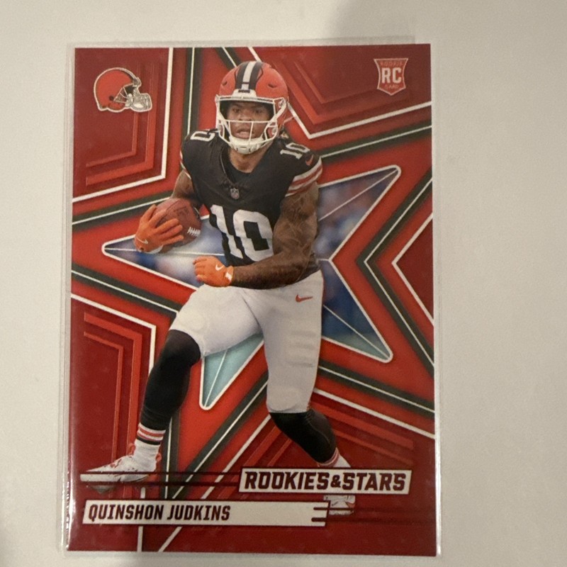💥2025 Panini Rookies & Stars #171 Quinshon Judkins Rookie RC Cleveland Browns