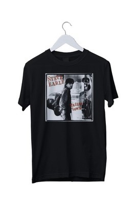 Vtg Steve Earle Guitar Town Graphic Print T-Shirt Mens S M L XL 2 3 4 XL  