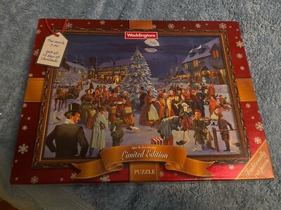WADDINGTONS 12 DAYS OF CHRISTMAS LIMITED EDITION 1000 TEILE PUZZLE PLUS MÜNZE
