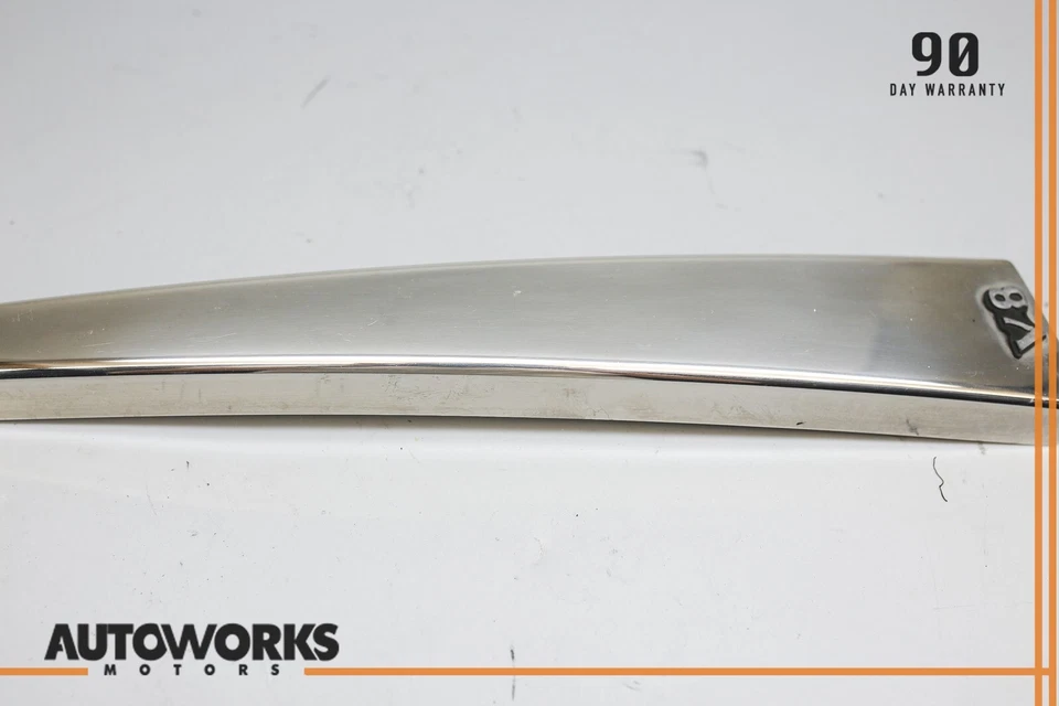 98-03 Jaguar XJ8 XJR VDP X308 V8 lado izquierdo pilar cromo moldura OEM Foto 3 de 4