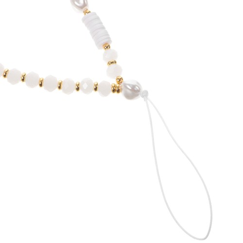 Soft Clay Mobile Phone Chain Cellphone Beaded Lanyard Wrist Rope - 第 11/12 張圖片