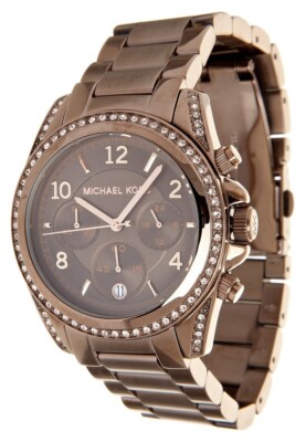 Michael Kors MK-5493 Blair Chronograph Brown PVD Women's Watch