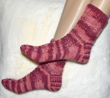 NEW Hand Knitted Wool/Mohair Women's Luxury Lounge Socks Size M