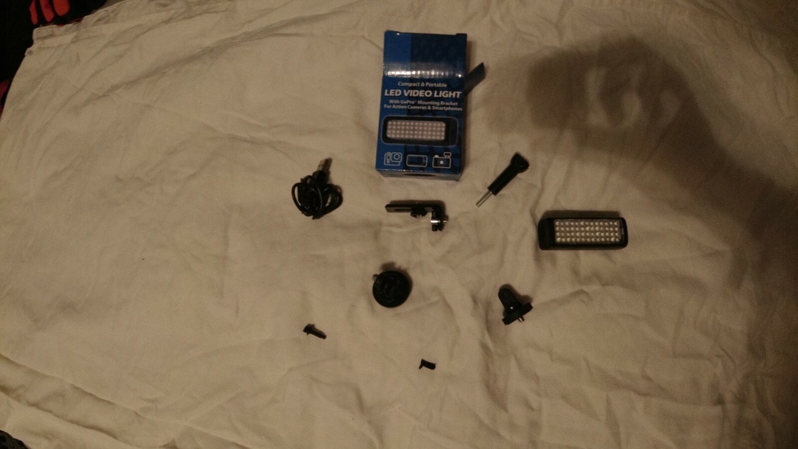 Compact Action Camera Light for Crisp Video Clarity-image