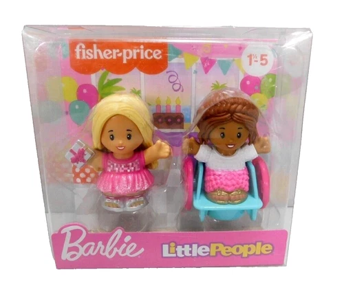 Fisher Price Little People Barbie Birthday Party Friends 2 Pack Figures Fun Toys