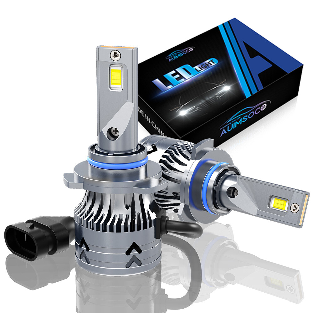 Pair 9006 HB4 LED Headlights KIT Bulbs 6500K Low BEAM Super White Bright