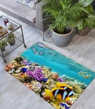 3D Beautiful Coral O3076 Animal Non Slip Rug Mat Elegant Photo Carpet Fay