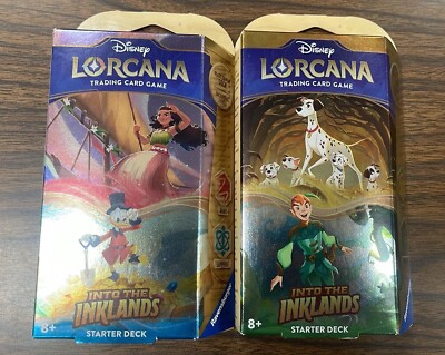 Disney Lorcana Into the Inklands Starter Deck Set of 2 - Brand New - In Stock | eBay Disney Lorcana Into the Inklands Starter Deck Set of 2 - Brand New - In Stock | eBay