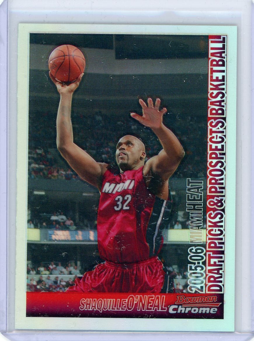 2005-06 Bowman Chrome Basketball Refractor #50 Shaquille O'Neal #207/300