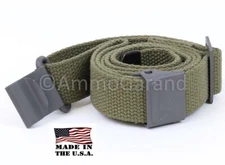 AmmoGarand M1 Garand Web Sling OD Green Cotton for USGI Rifle/Shotguns *US Made*