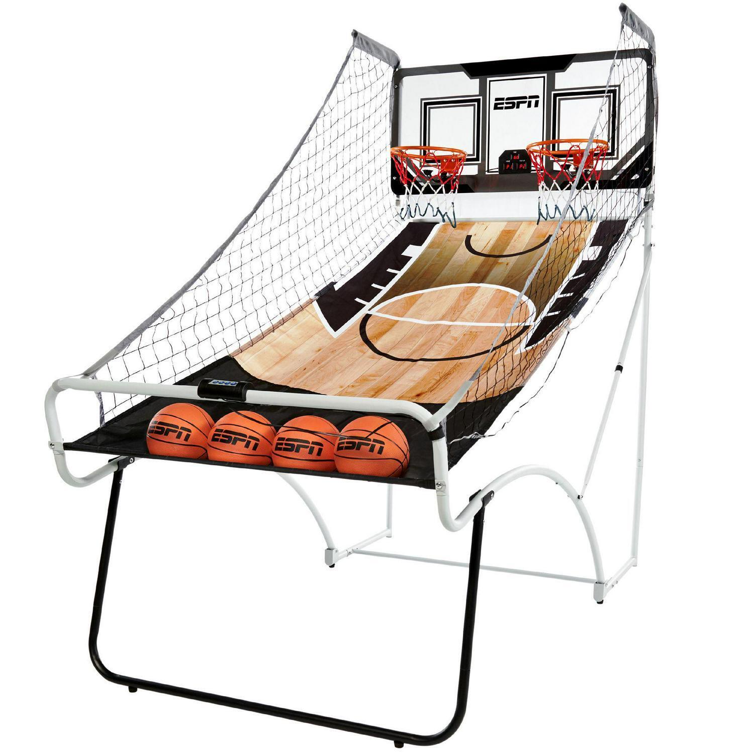 ESPN EZ Fold Indoor Basketball Game for 2 Players with LED Scoring