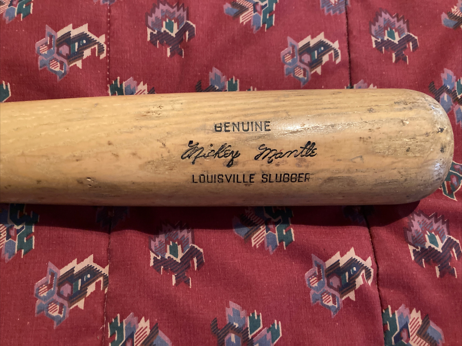 Mickey Mantle Vintage 1965-79 32" Louisville Slugger 125 Powerized Genuine  Bat