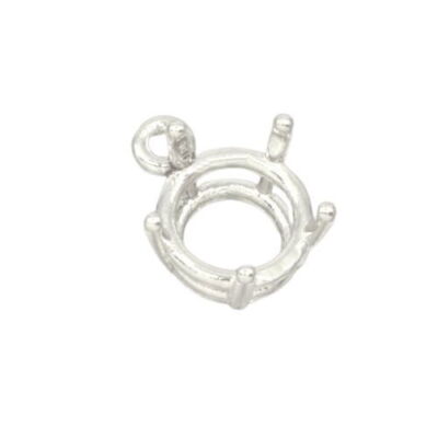 Round Five Prong Pre-notched Dangle Mounting