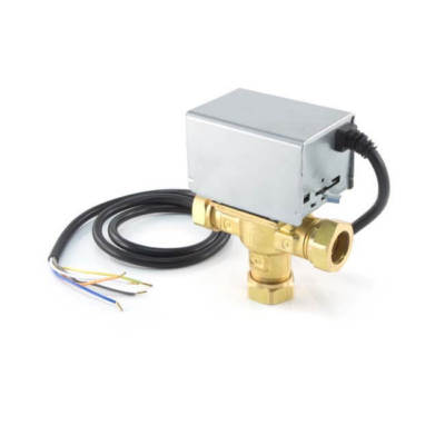 Motorisiertes Mittelstellungsventil - 3 Anschlüsse 22 mm