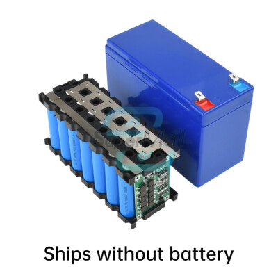 12V 7Ah Battery Storage Box 3X7 18650 Holder 3S 40A BMS with Welding Nickel