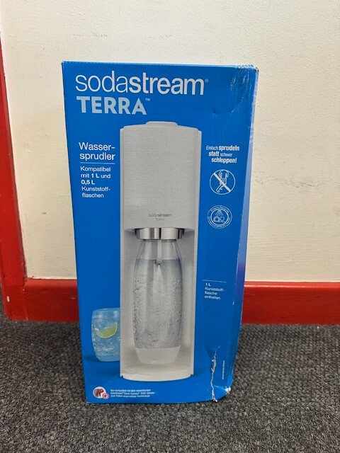 SodaStream Terra Sparkling Water Maker - White, Box Damage