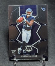 Hassan Haskins Rookie RC 2022 Mosaic Football Base Card #325 Tennessee Titans. rookie card picture