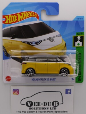 Hot Wheels Volkswagen ID. Buzz – Green Speed Edition, Gelb-schwarz, Short Card, Mattel 2023