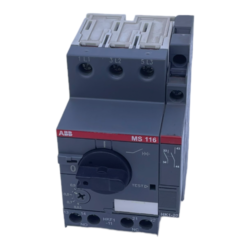 ABB MS166 + HK1-20 Motorschutzschalter 6kV 6 A - Picture 7 of 12