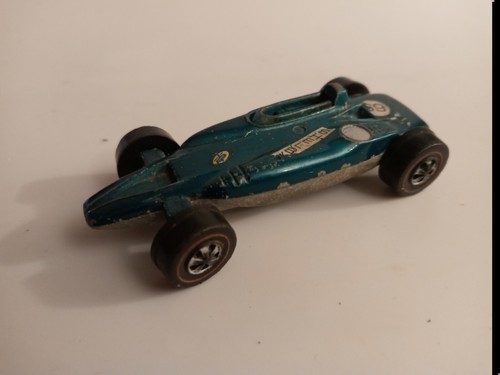Vintage 1969 Mattel Hot Wheels Spectraflame Aqua Shelby Turbine - Picture 9 of 12