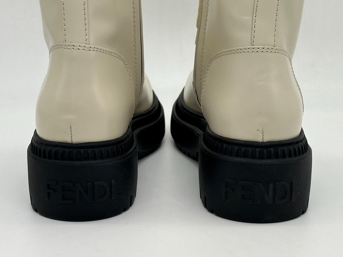 FENDI Fendigraphy Graphy Signature Logo Cuff Leather Biker FENDI Fendigraphy Graphy Signature Logo Cuff Leather Biker