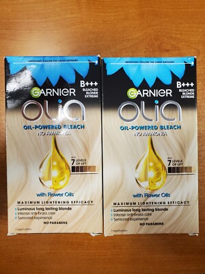 2 Pack: Garnier Olia Oil Powered Bleach  *B+++ Bleached Blonde Extreme* R7P2b