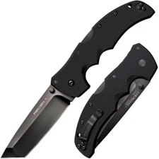 Cold Steel 27BT Recon 1 Knife Black G-10 Handle Black Tanto Point S35VN Steel