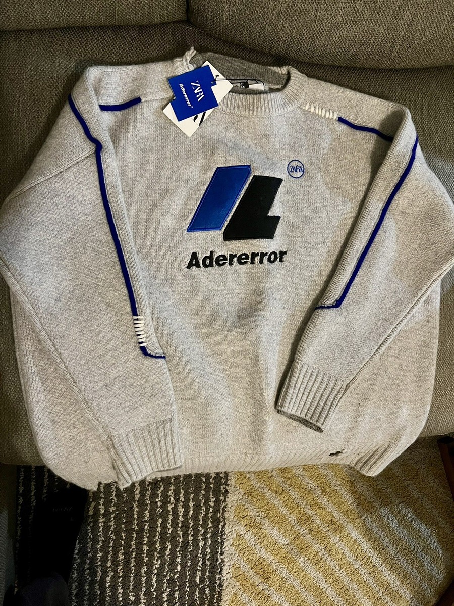 Zara X Ader Error Oversized 100%Wool Sweater S-M Heavy Zara X Ader Error Oversized 100%Wool Sweater S-M Heavy