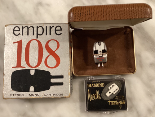 EMPIRE 108 PATRONE UND ZWEI NEUE AFTER MARKET EMPIRE S108 STYLI IN HÜLLEN + BOX