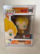 EXCLUSIVE NYCC FUNKO POP SUPER SAIYAN VEGETA FINAL FLASH #669 DRAGON BALL 