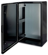 BOXEXPERT Alloggiamento per armadio a muro Fleet 600x400x200 mm nero ABS IP65 chiudibile a chiave