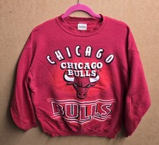 90s Chicago Bulls - Vintage NBA Crewneck Sweatshirt Sz L