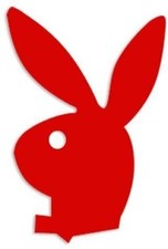 Lot of 200 Tanning Bed Body Stickers Red Easter Bunny with Tie Tattoo