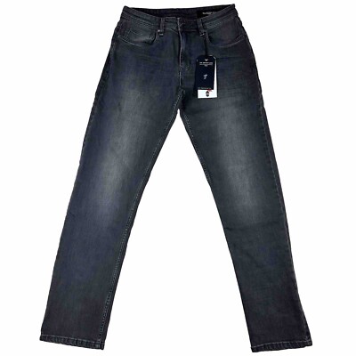 nyc The Perfect Jean Men s Athletic Fit Axel Grey Denim Jeans Multiple Sizes NWT