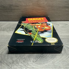 Target: Renegade (Nintendo Entertainment System NES) w/ Box + Manual Tested