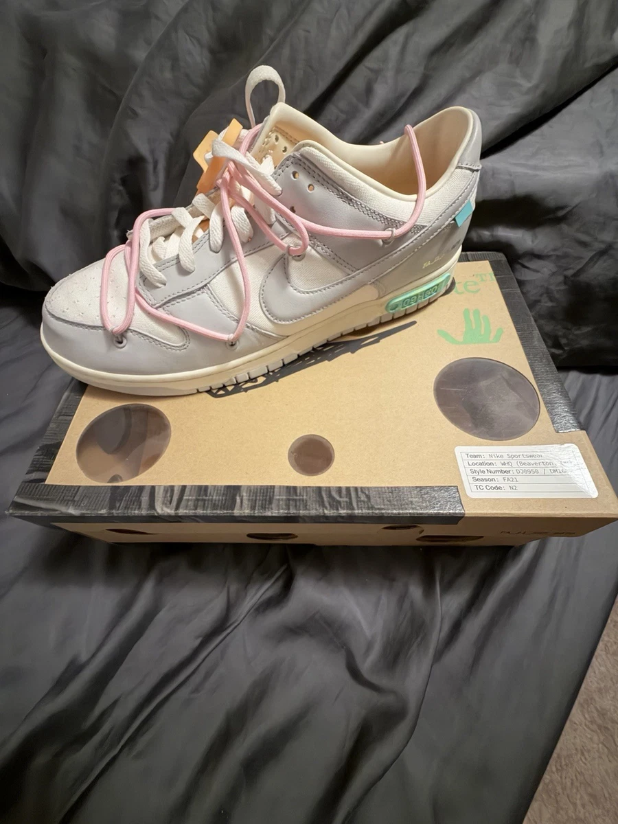 Nike Off-White x Dunk Low Lot 44 of 50 for Sale | Authenticity