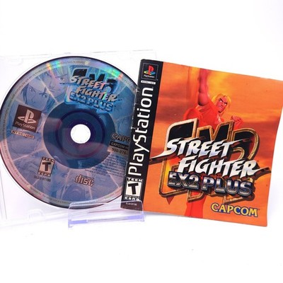 Street Fighter EX2 Plus (Sony PlayStation 1, 2000) - Disc and Manual Only TESTED