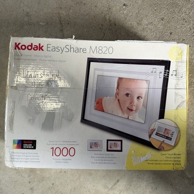 Kodak Easy Share M820 Holds 1000 Photos Videos Music 8'' Screen NEW