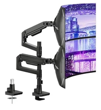ARES WING Dual Monitor Arm Desk Mount for 17-49 Monitors GDT1004P-2BK V3