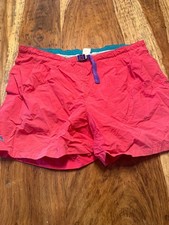 Vintage Columbia Sportswear Men's Large Pink Nylon River Shorts 90s