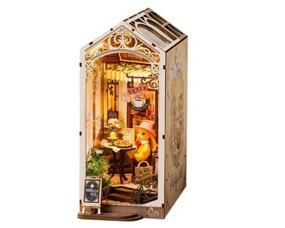 Rolife TGB15 Holiday Cafe Book Nook Miniature 3D Wooden Model Kit